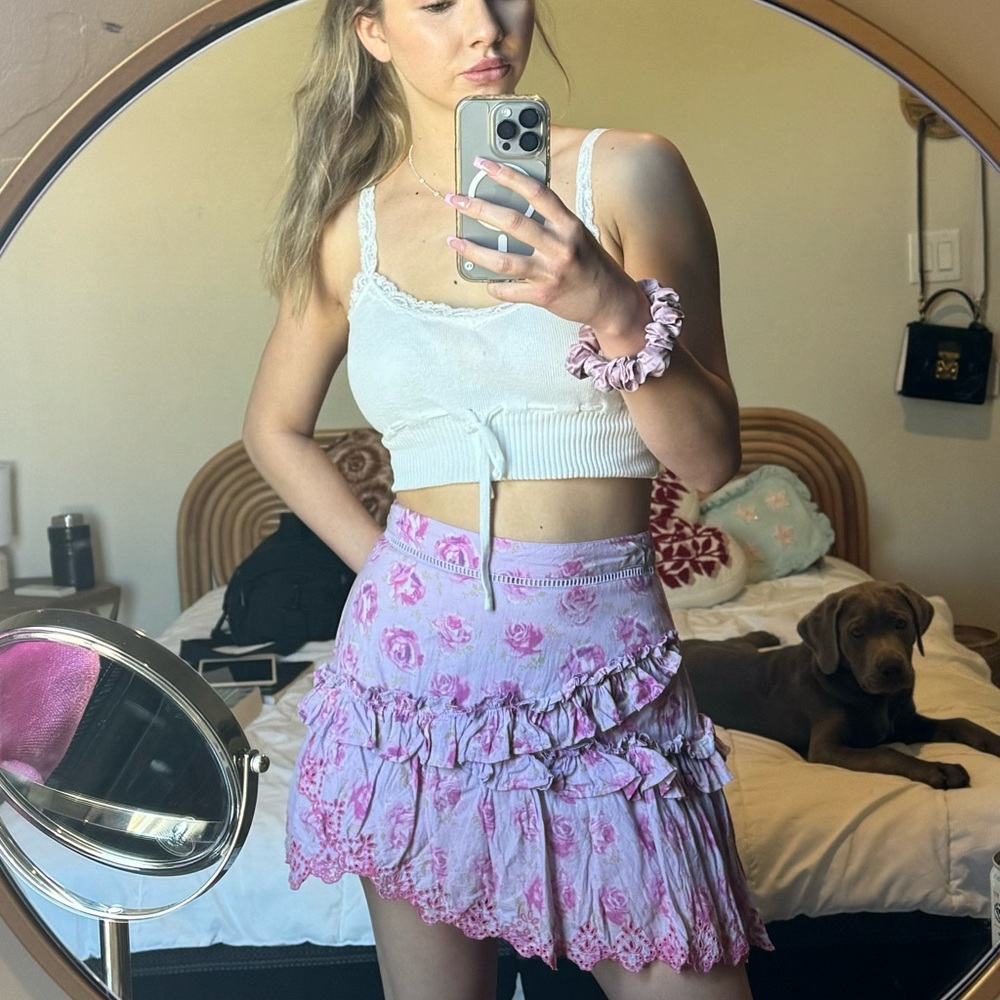 Love Shack Fancy skirt